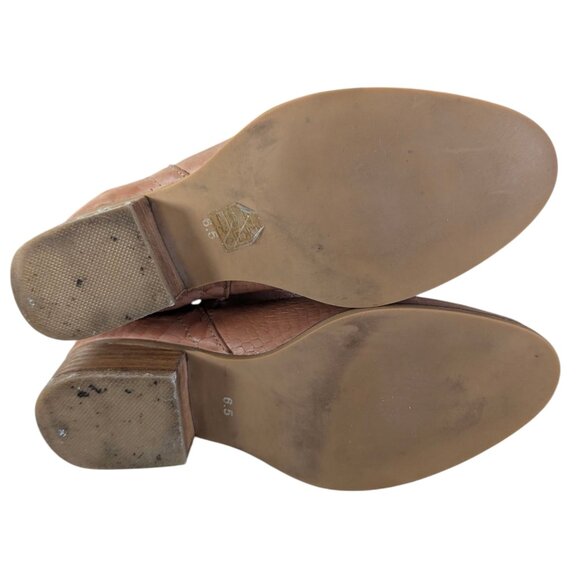 Jeffrey Campbell - ORILEY - Leather Low Rise Boots/Booties - Size 6.5 - Picture 7 of 12